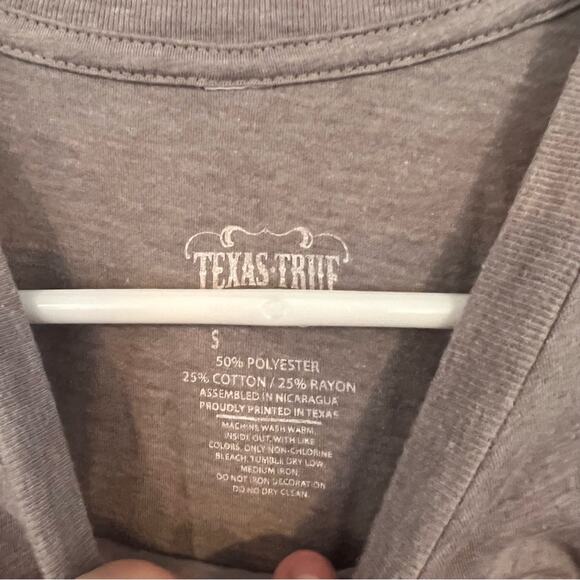 Texas True Leopard Print Easter Bunny Tee Shirt Women's Size Small Short Sleeves - Picture 4 of 5